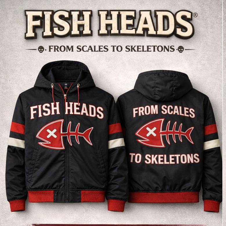 Fish Heads “From Scales to Skeletons” Varsity Tracksuit