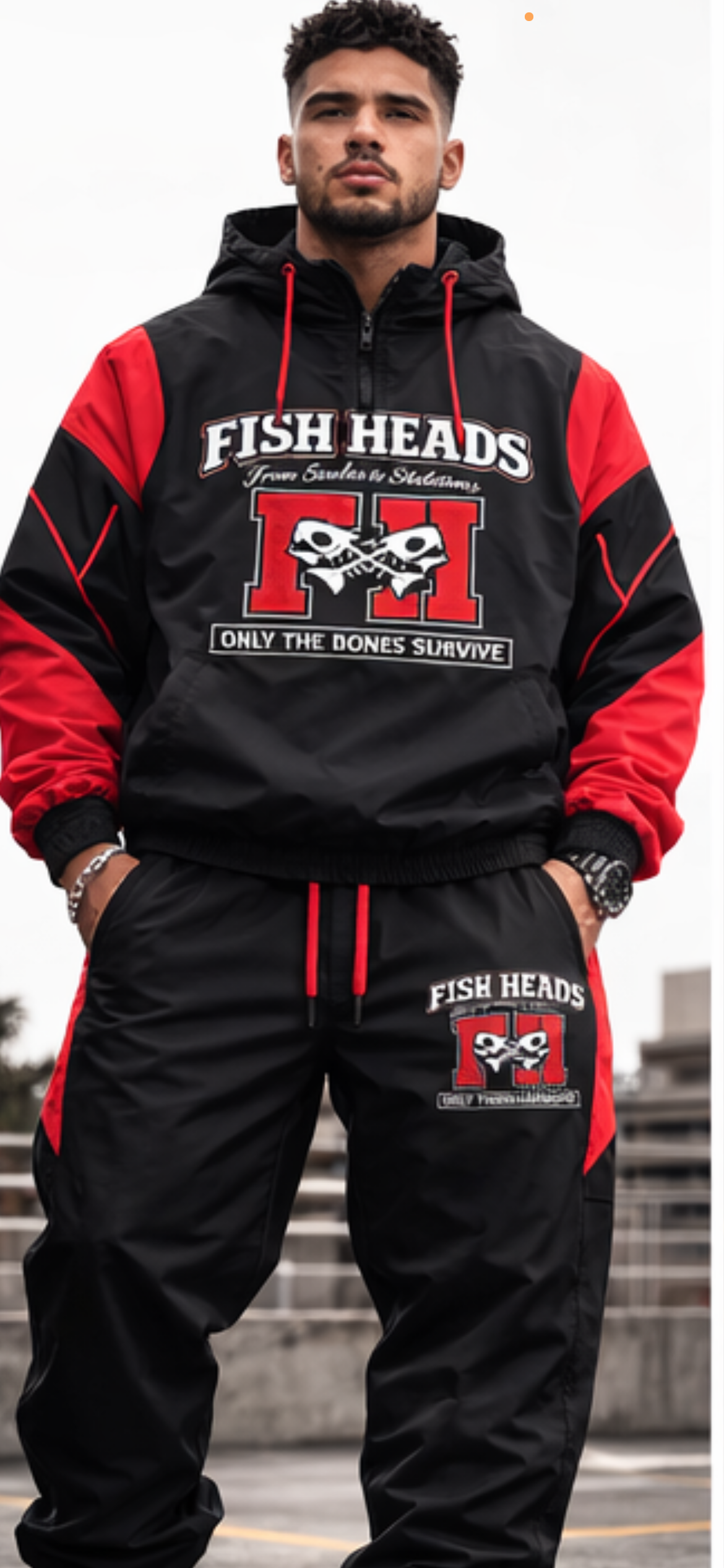 Fish Heads “From Scales to Skeletons” Windbreaker Set