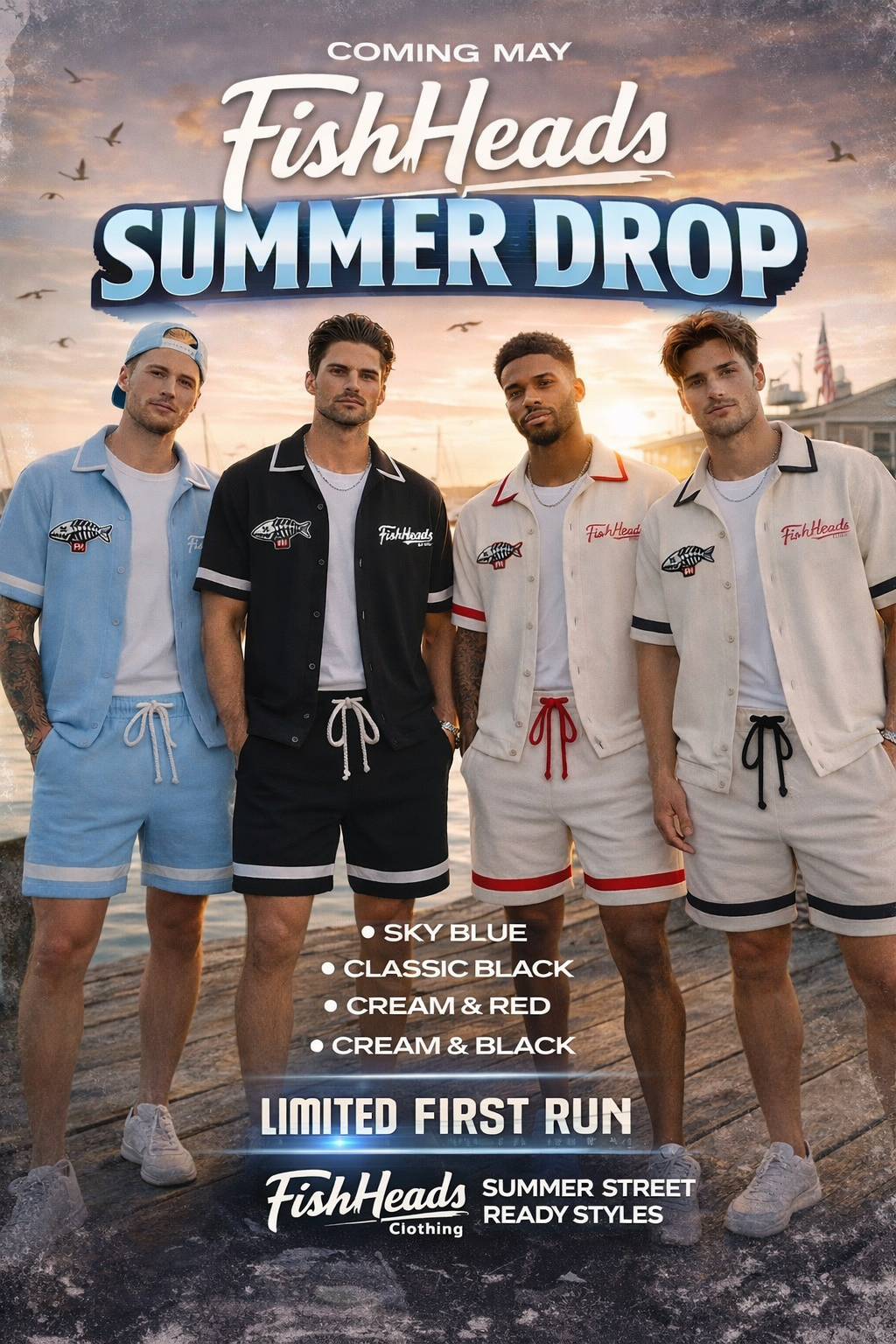 FishHeads Summer Drop – Limited drop coming soon