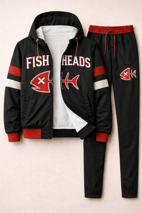 Fish Heads “From Scales to Skeletons” Varsity Tracksuit