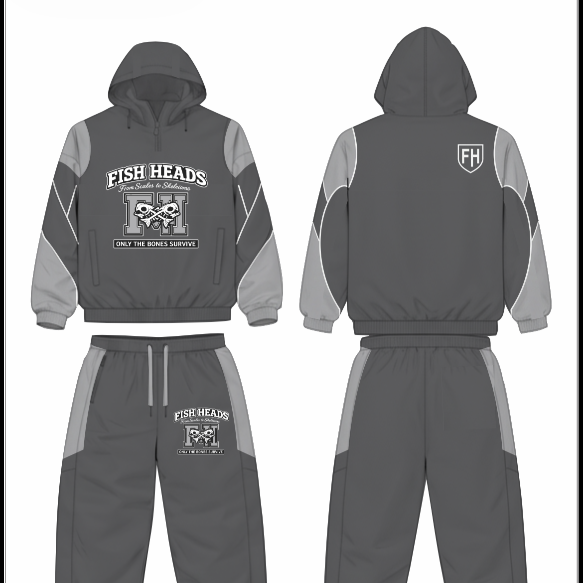 Fish Heads “From Scales to Skeletons” Windbreaker Set